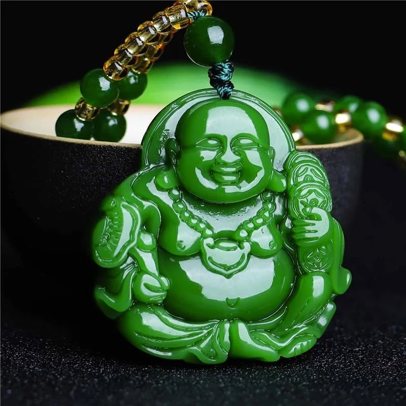 Necklaces - Collar con colgante de Buda Maitreya