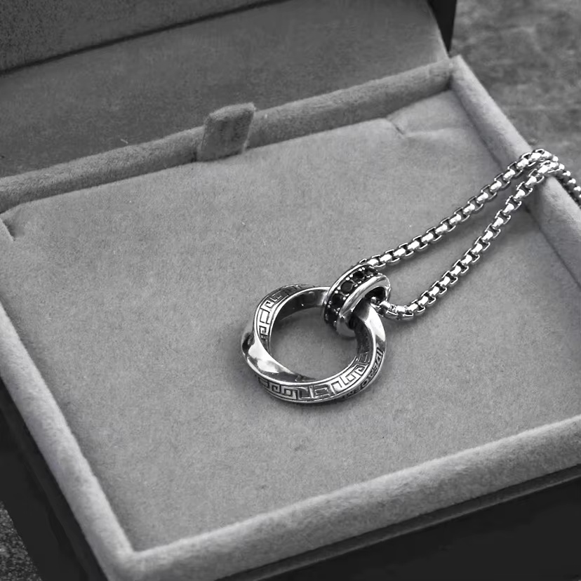 Nuevo collar de plata de ley 9 - 925 Sterling Silver Chain Necklace Men reseña y precio