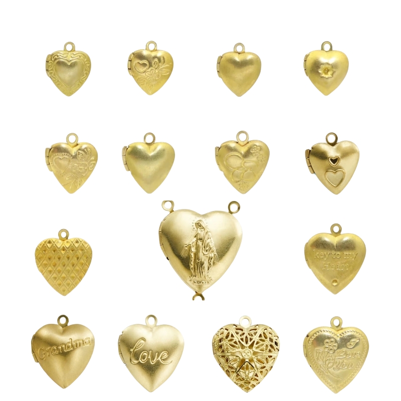 BoYuTe (50 unids/lote) colgant - Heart Locket Necklace Photo reseña y precio