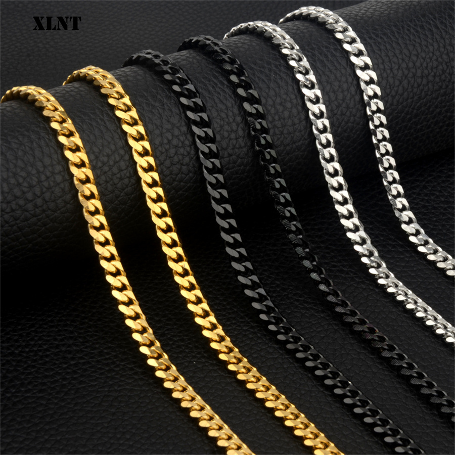 Collar de Color plateado para  - Cuban Link Chain 12Mm reseña y precio