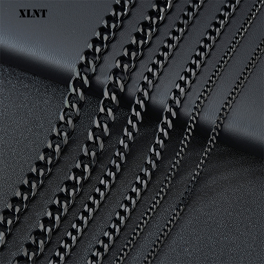 Collar de Color plateado para  - Cuban Link Chain 12Mm reseña y precio