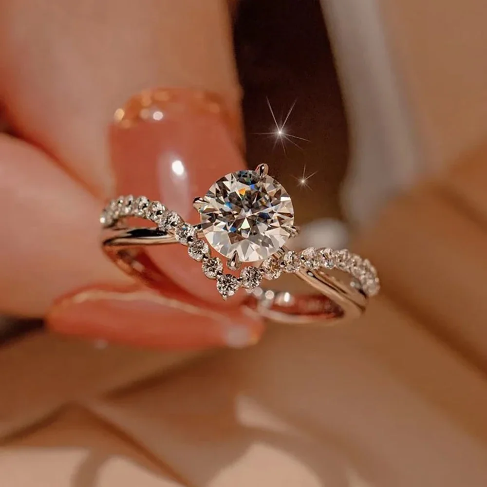Anillo de Compromiso y Matrimo - Moissanite Engagement Ring 1 Carat reseña y precio