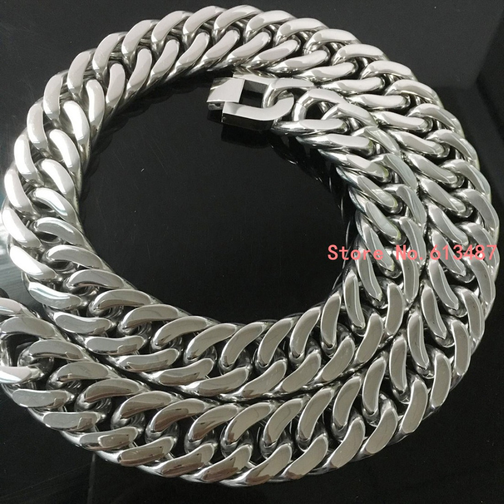 Collar de cadena cubana de 24  - Cuban Link Chain 12Mm reseña y precio