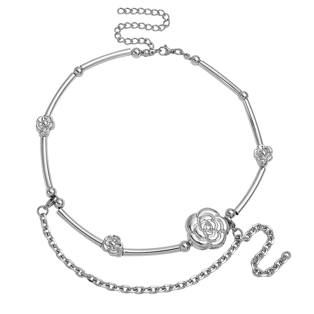 Collar de cadena doble con cue - Layered Pendant Necklace Aesthetic reseña y precio