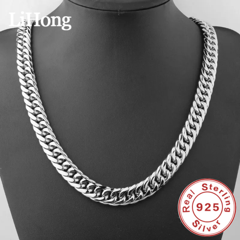 Collar de cadena cubana de pla - Cuban Link Chain 12Mm reseña y precio