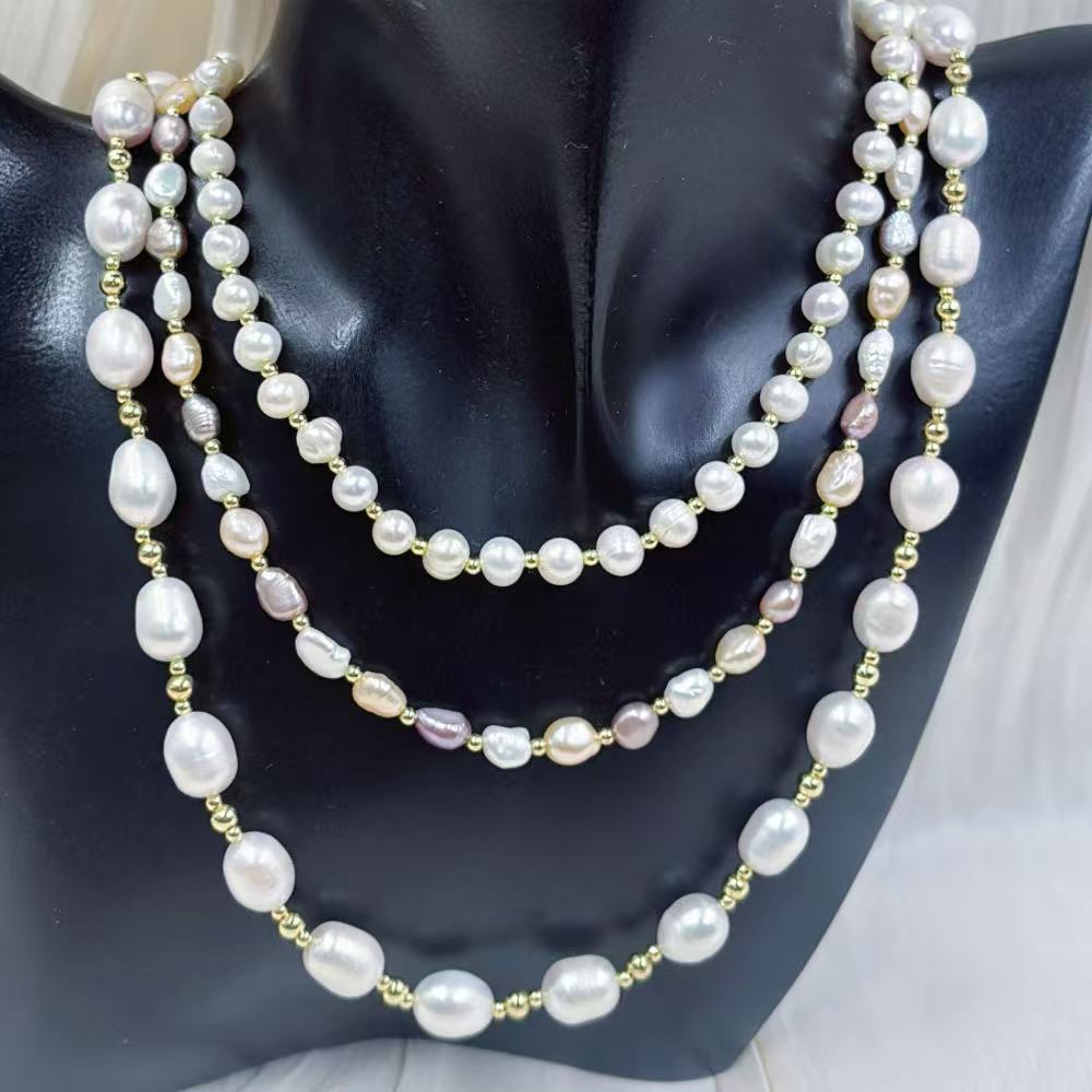 Collar de Perlas de Agua Dulce - Pearl Choker Necklace Vintage reseña y precio